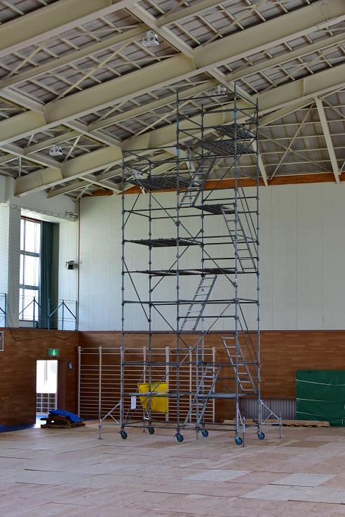 体育館照明led化 磐田市立豊田北部小学校